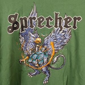 Sprecher Milwaukee Brewing/Root Beer Bird Graphic Green Long Sleeve-T Size Med
